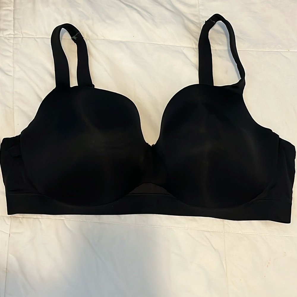 Cacique Black Lightly Lined Balconette, 44DDD